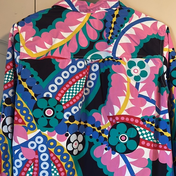 J. Crew whimsical print shirt - Picture 4 of 4